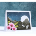 Simon Says Stamp Stencils Mountainscape 1092st Friend Like You Hugs Card