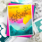 Simon Says Stamp Stencils Mountainscape 1092st Friend Like You For You Card