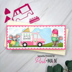 Pink and Main Mice Cream Dies pnm642 you're the sweetest