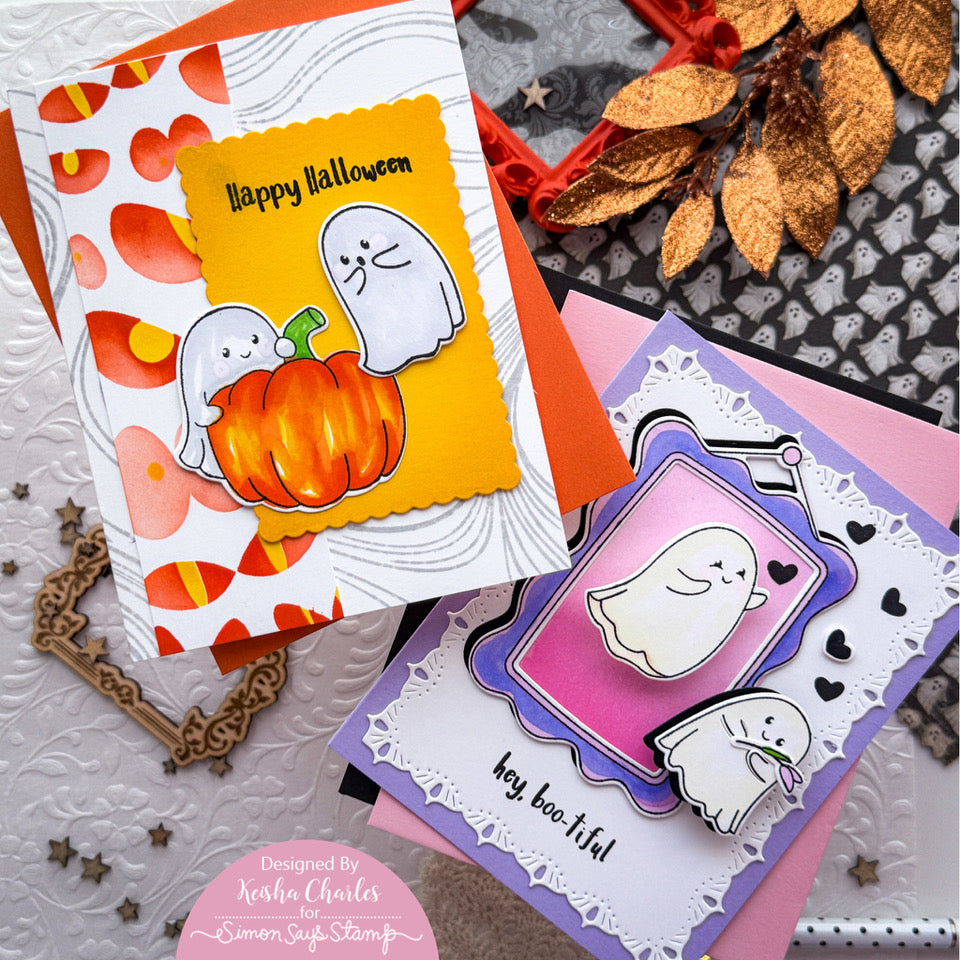 Simon Says Stamps and Dies My Boo set1052mb STAMPtember Halloween Cards
