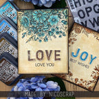 Tim Holtz Floristry Stamps with Simon Says Stamp Dies Bundle setfl24