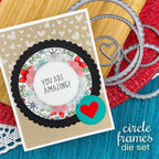 Newton's Nook Designs CIRCLE FRAMES Dies NN2005D04 hearts