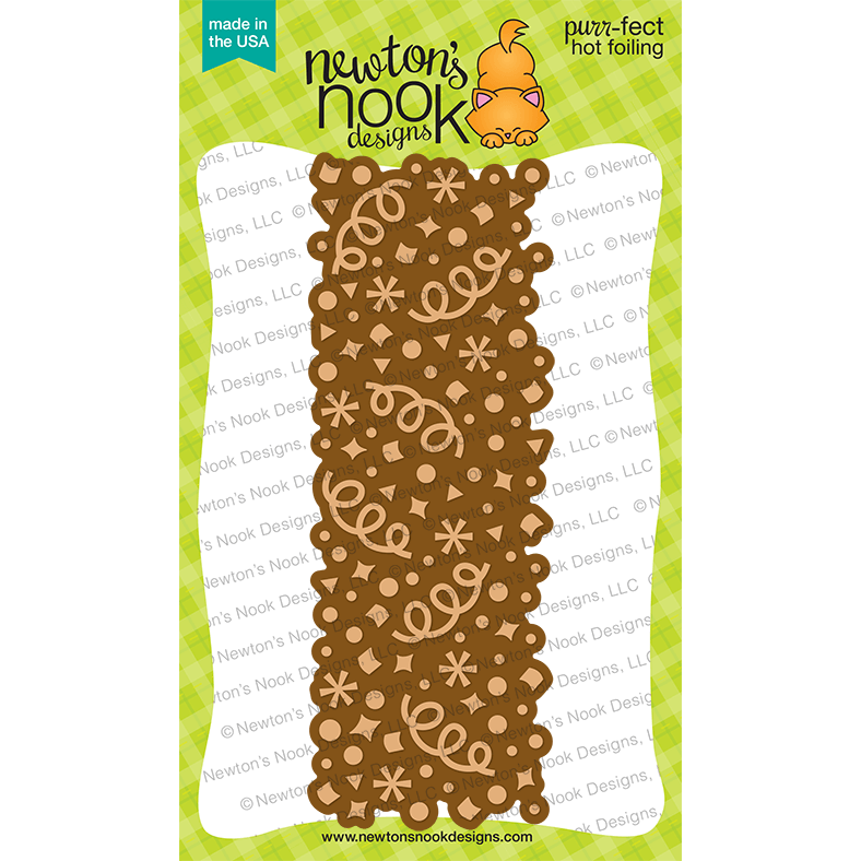Newton's Nook Designs Confetti Hot Foil Plate NN2307HF2