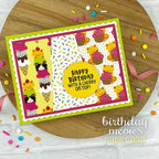 Newton's Nook Designs Birthday Meows 6x6 inch Paper Pad NN2307P01 cupcakes