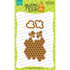 Newton's Nook Designs Honeycomb Hot Foil Plate and Dies nn2406hf1