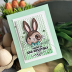 Simon Says Embossing Folder Neatly Knitted sf364 Splendor Easter Card | color-code:ALT05