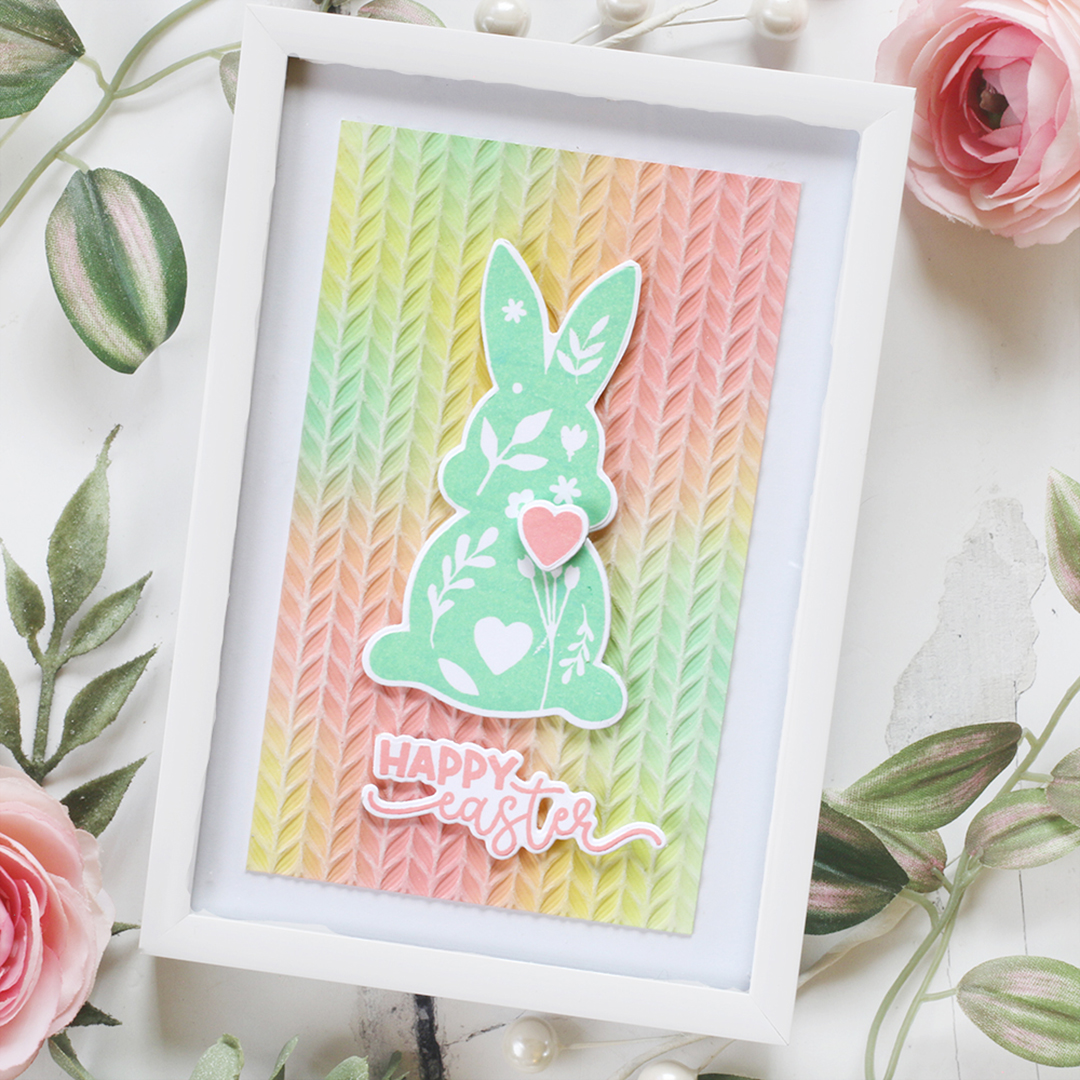 Simon Says Embossing Folder Neatly Knitted sf364 Splendor Easter Decor | color-code:ALT06