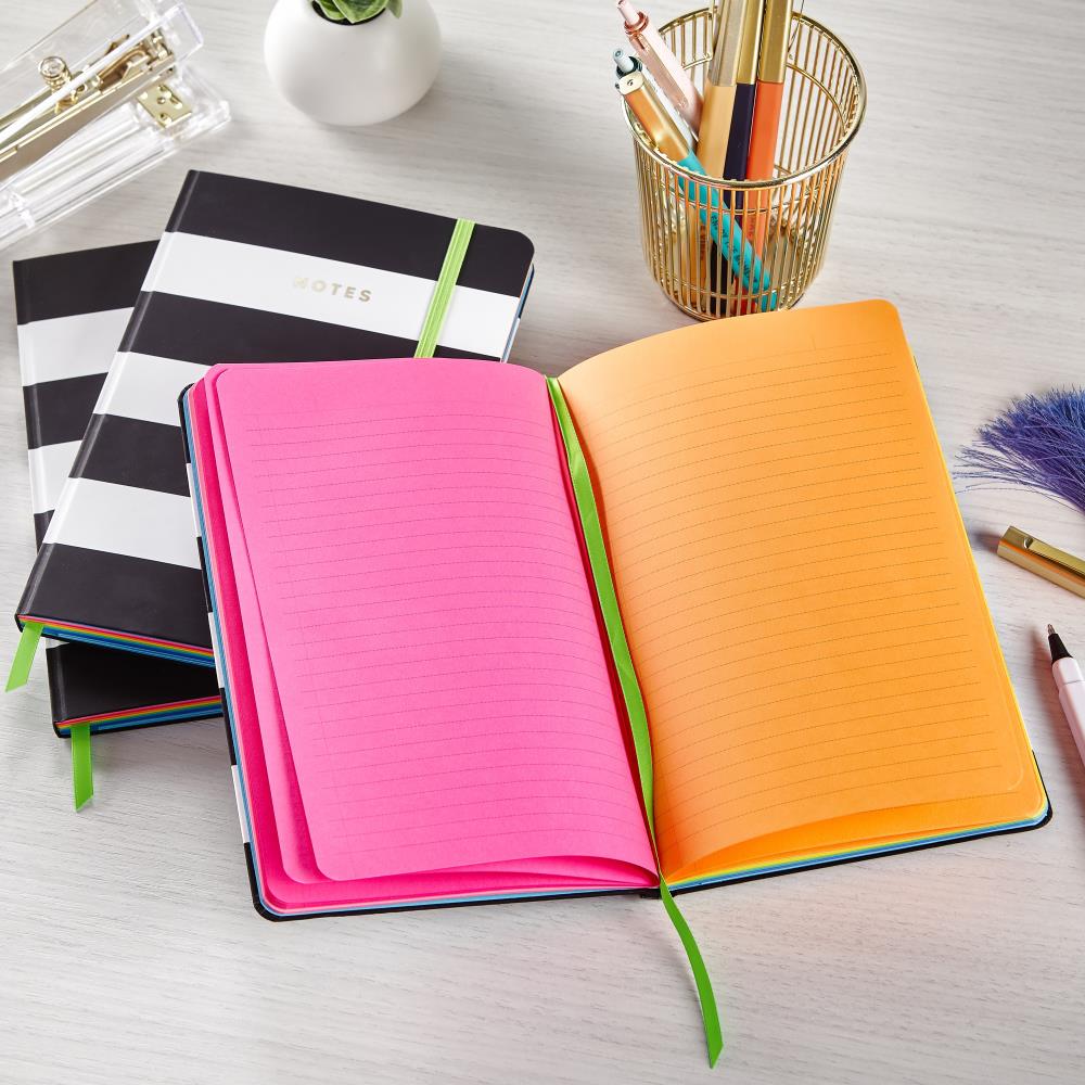 Neenah Astrobrights Casebound Hardcover Journal 92053 opened