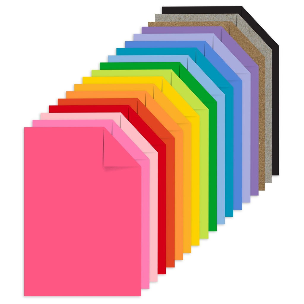 Neenah Astrodesigns 18 Bold and Vivid Clors 4.5 x 6.5 Inches 65 lb Cardstock individual colors