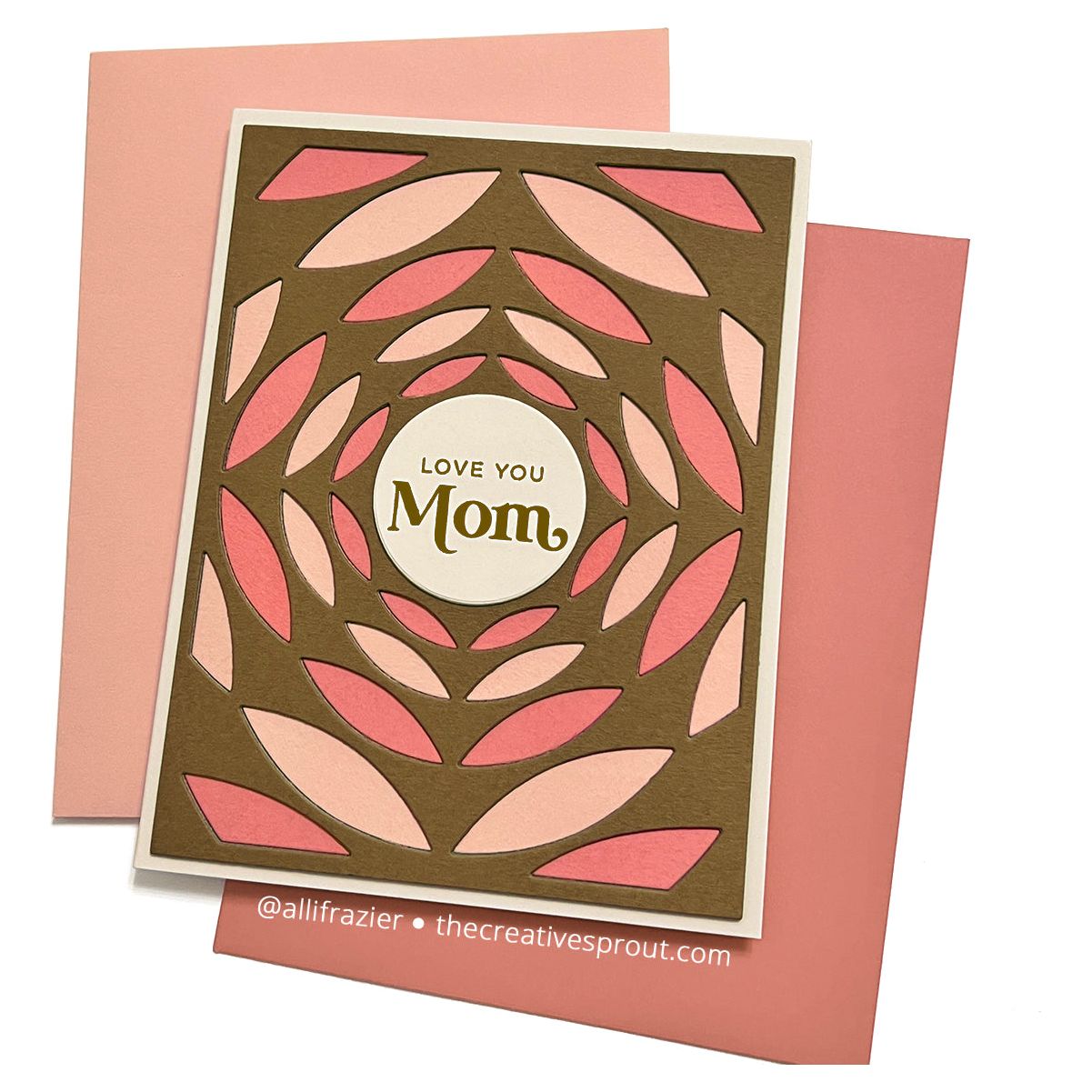 Simon Says Stamp Nested Leaves Plate Wafer Dies 1042md Be Bold Mom Card | color-code:ALT01