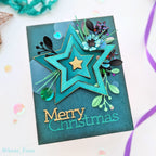Simon Says Stamp Nested Stars Wafer Dies 1385sd And Everything Nice Christmas Card