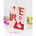 Simon Says Stamp Nested Stars Wafer Dies 1385sd And Everything Nice Christmas Card
