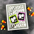 Newton's Nook Designs Spooky Halloween Toner Card Front Pack nn2509tc2 ghosts