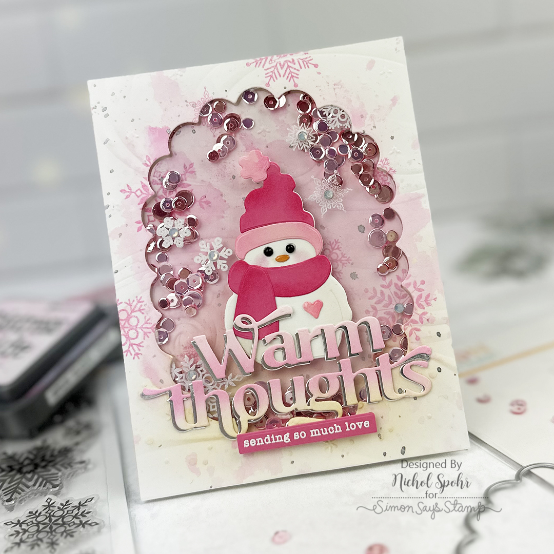 Simon Says Stamp Bundled Snowman Wafer Dies 1527sd Winter Card | color-code:ALT02