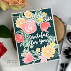 Simon Says Stamp Card Kit of the Month March 2026 Watercolor Bouquet ck0326 Grateful Card | color-code:ALT24
