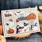 Simon Says Stamp Haunted Pumpkin Wafer Dies s1068 STAMPtember Halloween Card | color-code:ALT04