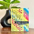 Simon Says Stamp Nifty Star Plate Wafer Dies s983 Rain or Shine Grateful Card