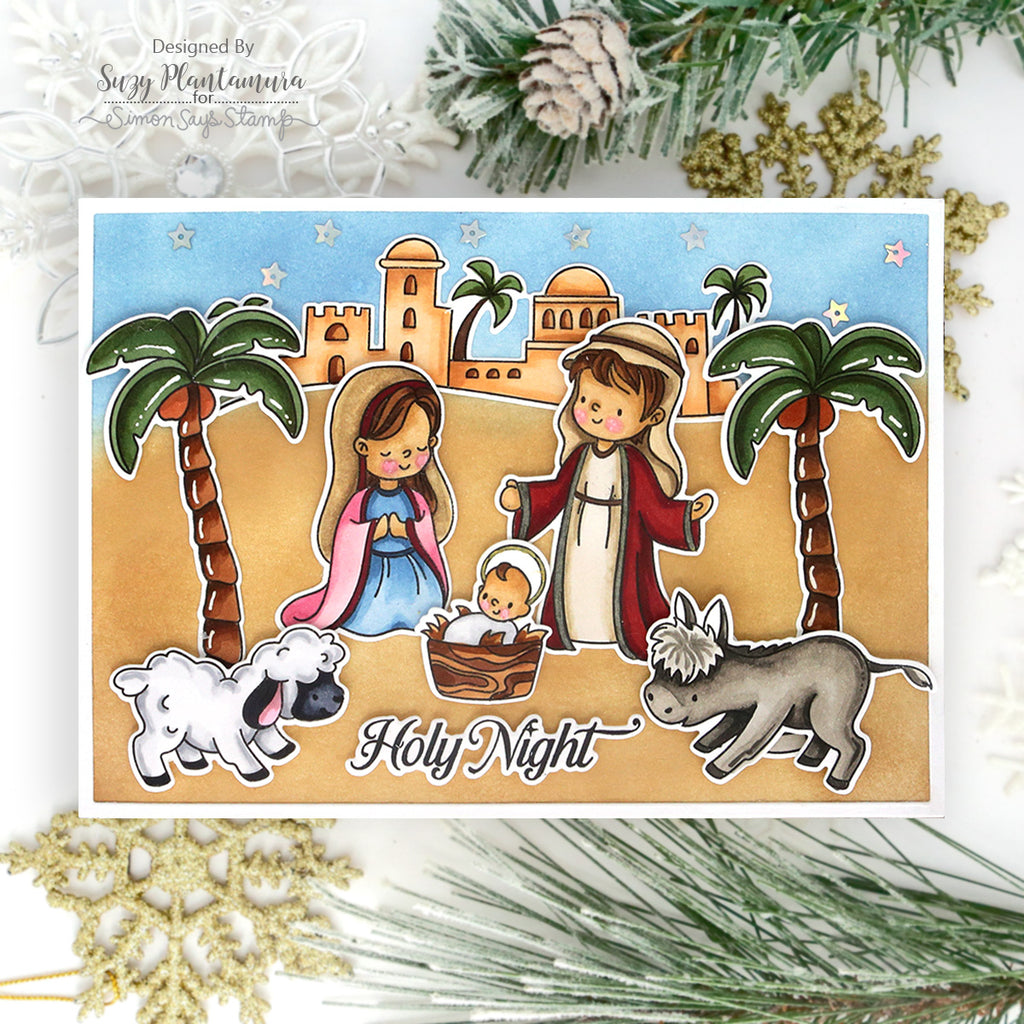 Simon Says Stamp Embellishment Mix North Star 1125ns And Everything Nice Christmas Card