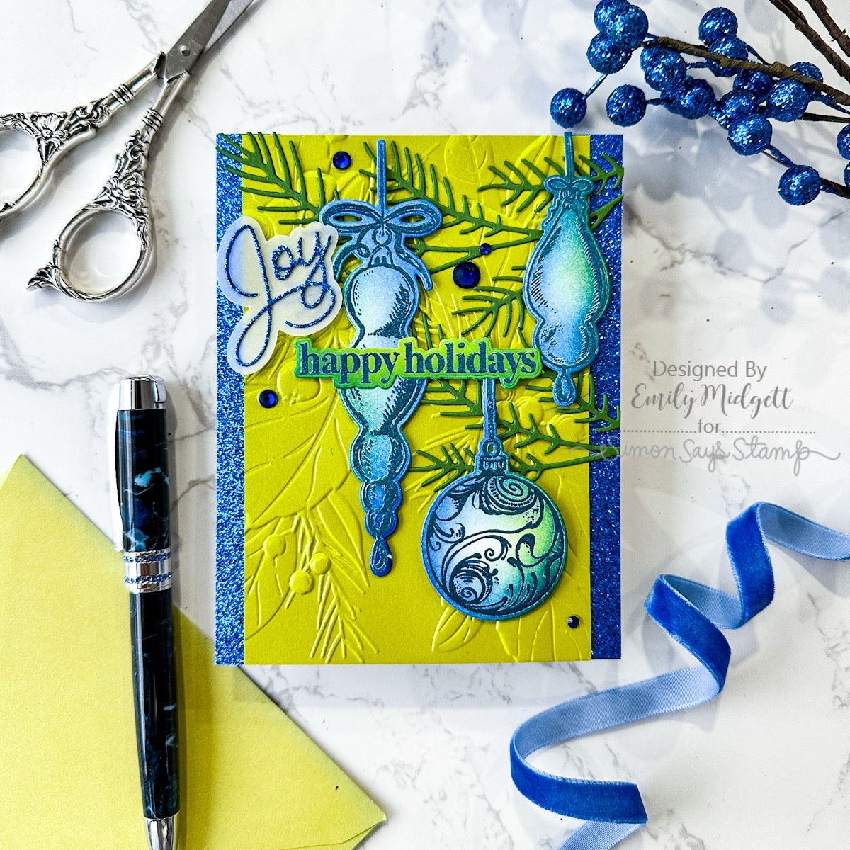 Simon Says Stamp Nostalgic Christmas Wafer Dies 1433sdc And Everything Nice Christmas Card | color-code:ALT03