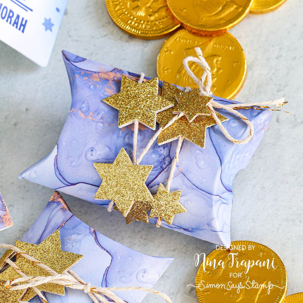 Craft Consortium INK DROPS DUSK 6 X 6 inch Paper Pad CCEPAD014B gold stars | color-code:ALT01