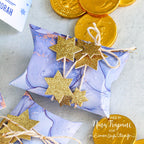 Craft Consortium INK DROPS DUSK 6 X 6 inch Paper Pad CCEPAD014B gold stars | color-code:ALT01