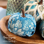 Tim Holtz Fabric By The Yard Blue Tapestry pwth287 Eclectic Elements Palette No-Sew Pumpkins | color-code:ALT01
