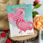 CZ Design Stamps And Dies Noted Heart Smitten Love Card | color-code:ALT04