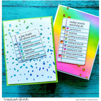 CZ Design Noted Wafer Dies czd201c Just A Note Lists Cards