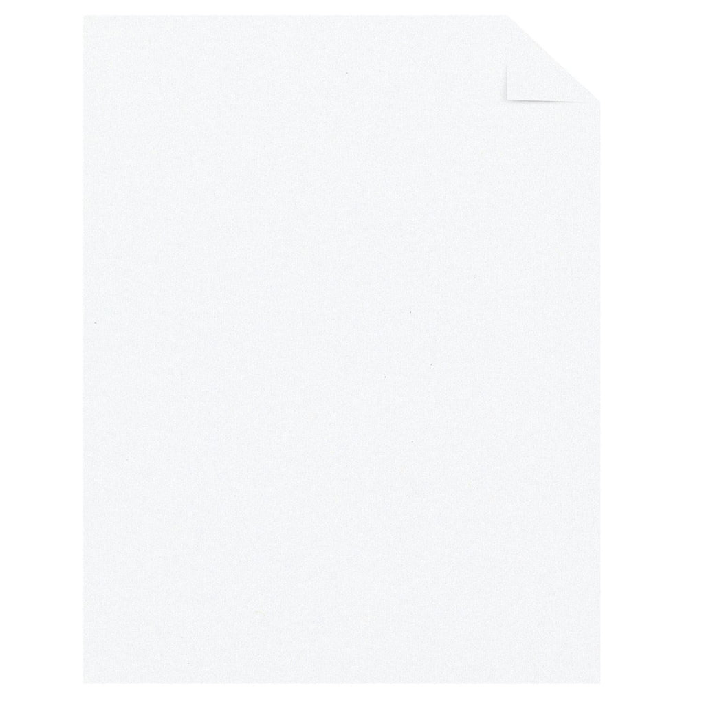 Notions Astrodesigns White Gold 65 lb 8.5x11 Inch Metallic Cardstock single sheet