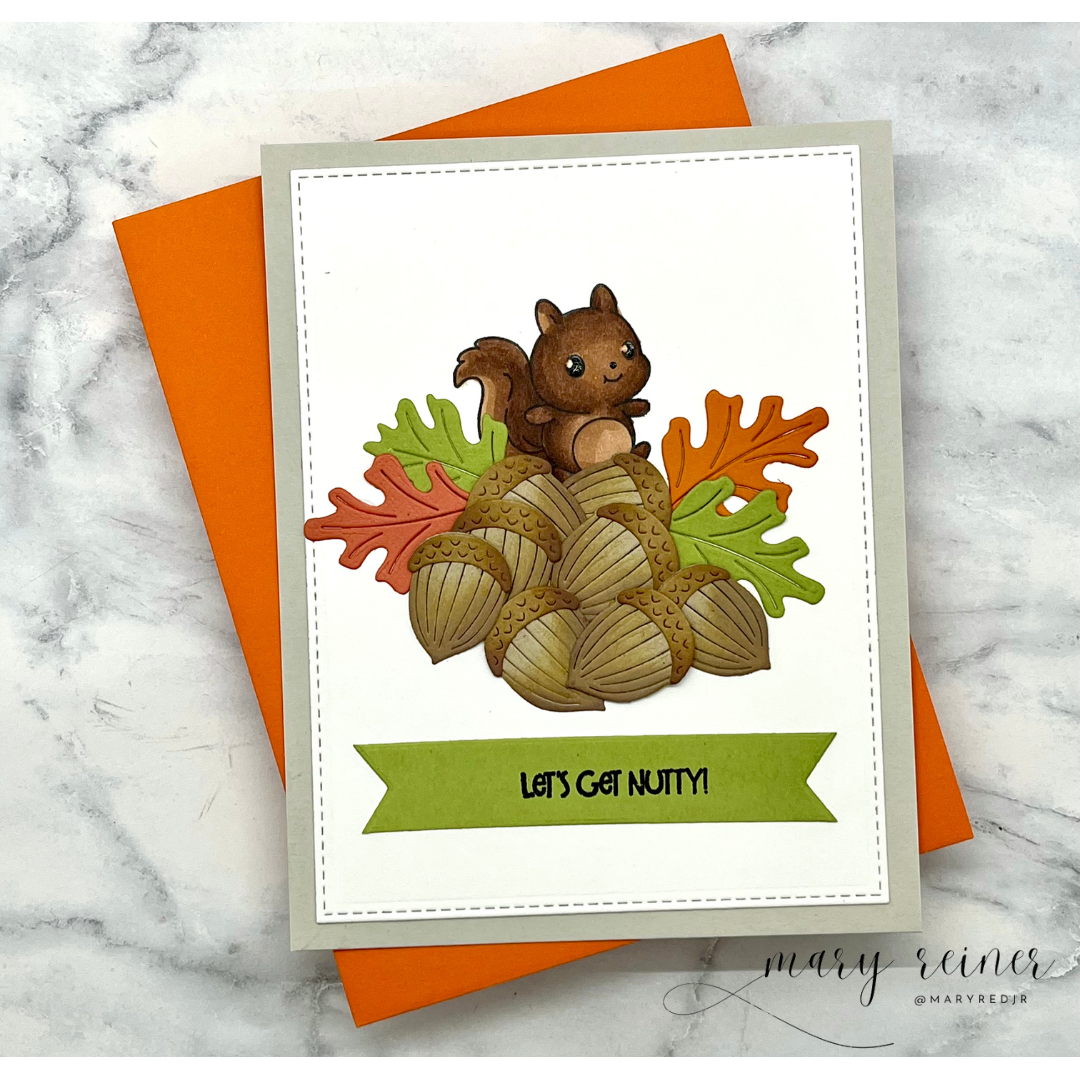 Simon Says Stamps and Dies Nuts About You set1046na STAMPtember Friend Card