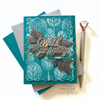 Simon Says Stamp Nuvelli Script With Sympathy Wafer Dies s1034 STAMPtember Sympathy Card