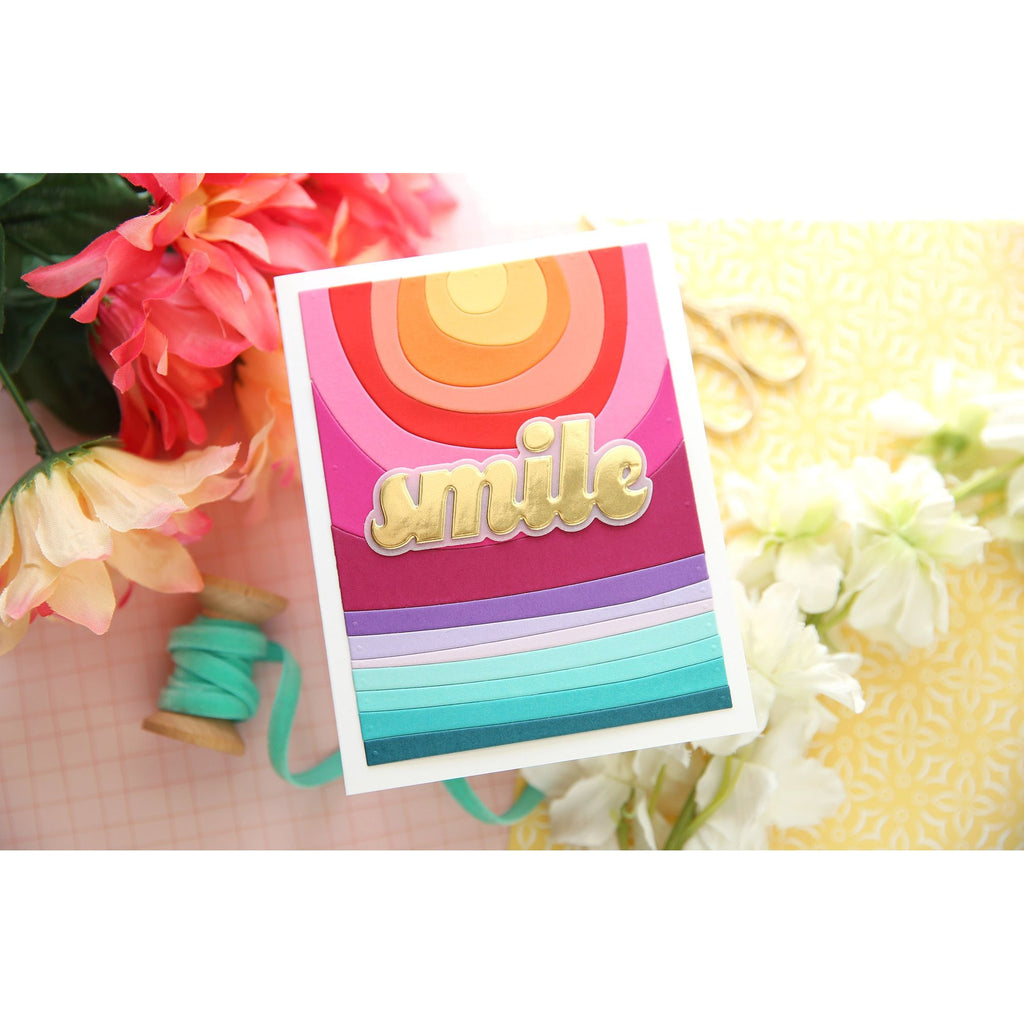 CZ Design Solo Smile Wafer Dies czd271c Friend Like You Smile Card | color-code:ALT02