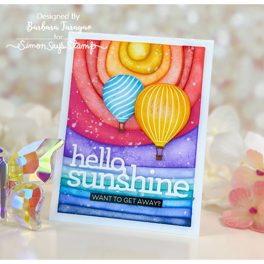 Simon Says Stamp Ocean Horizon Wafer Dies 1311md Friend Like You Hello Card | color-code:ALT10