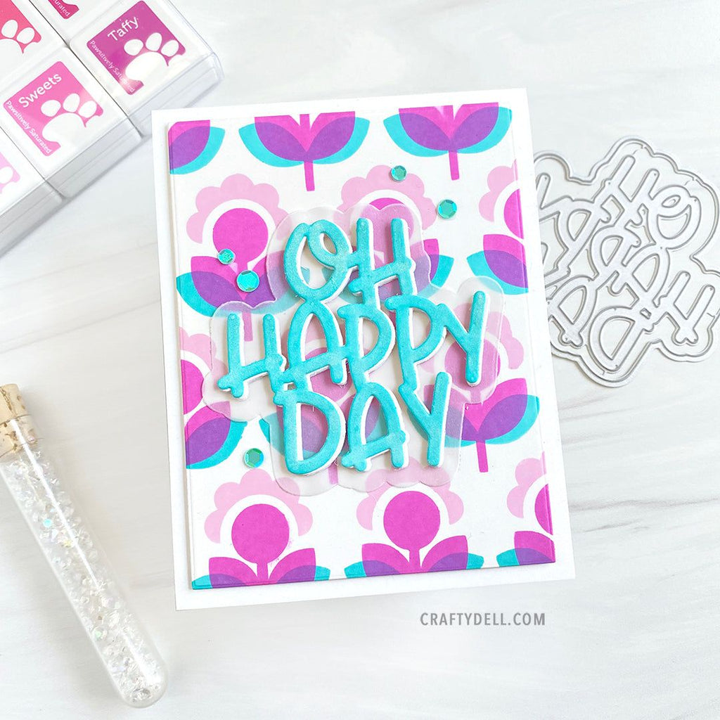 Simon Says Stamp Oh Happy Day Wafer Dies sssd112822 Out Of This World