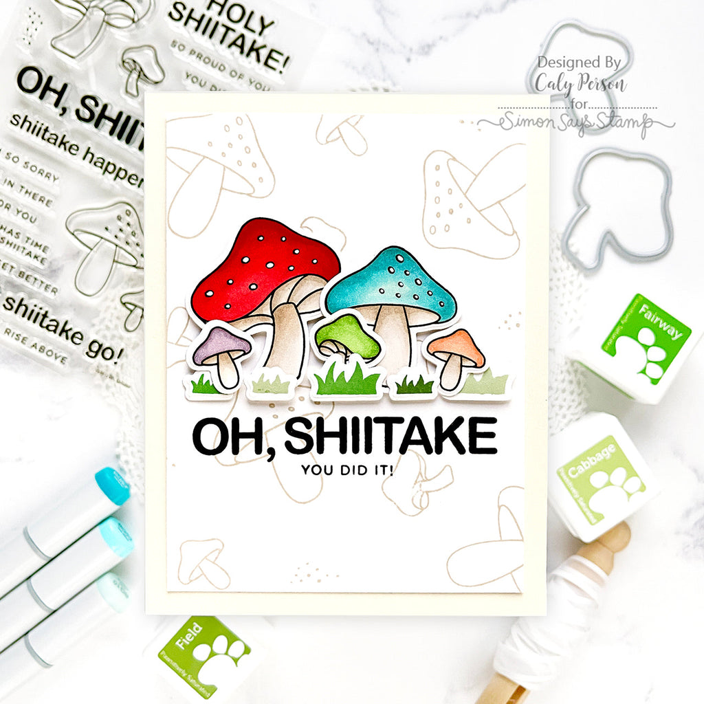 CZ Design Oh Shiitake Wafer Dies czd253c To Love Congratulations Card | color-code:ALT01