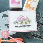 CZ Design Stamps Dies And Stencil Oh Shiitake set934os Favorite Things Encouragement Card