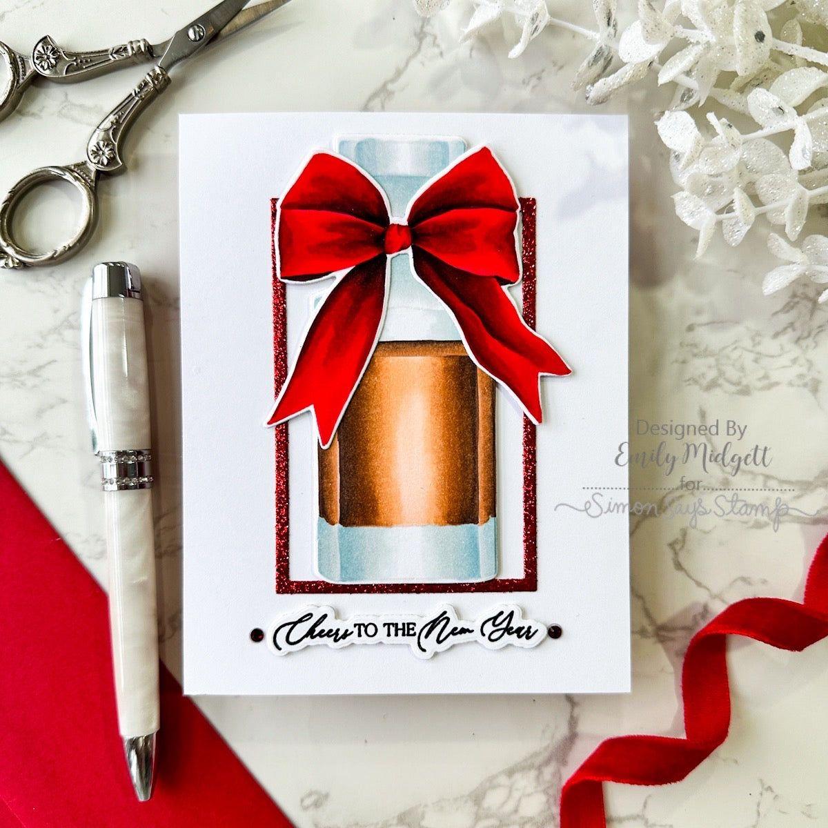 Simon Says Stamp Old Fashioned Christmas Wafer Dies 1220sdc Festive Fun  New Years Card | color-code:ALT08