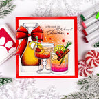 Simon Says Stamp Festive Fun Collection Stamps and Coordinating Dies set895sd