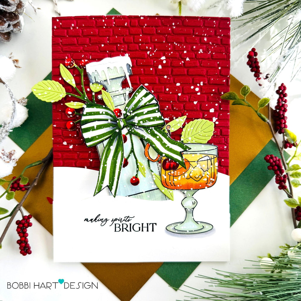 Simon Says Clear Stamp Old Fashioned Christmas 2144ssc Festive Fun Christmas Card | color-code:ALT03