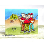 Art Impressions OLE BUCK Clear Stamps 5043 cake