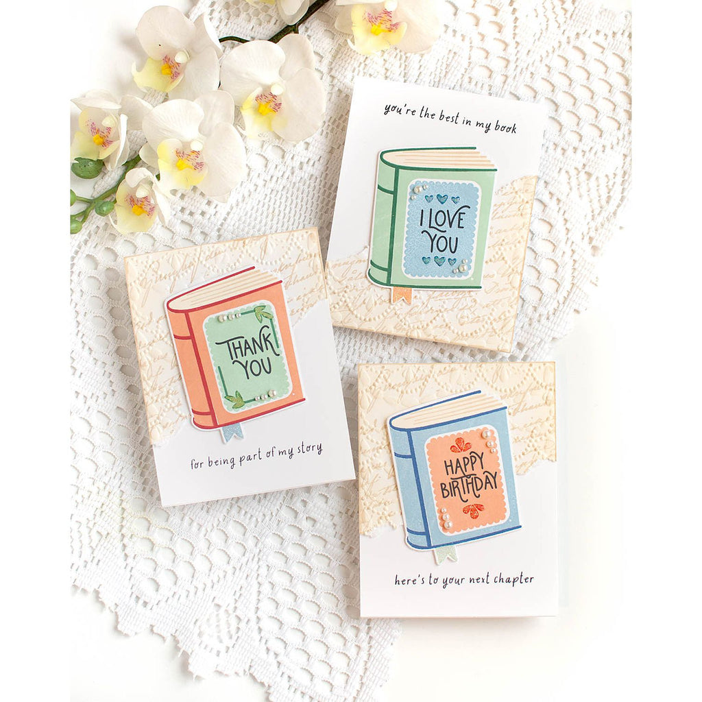Simon Says Stamp One for the Books Wafer Dies 1250sdc Favorite Things Card Set | color-code:ALT06
