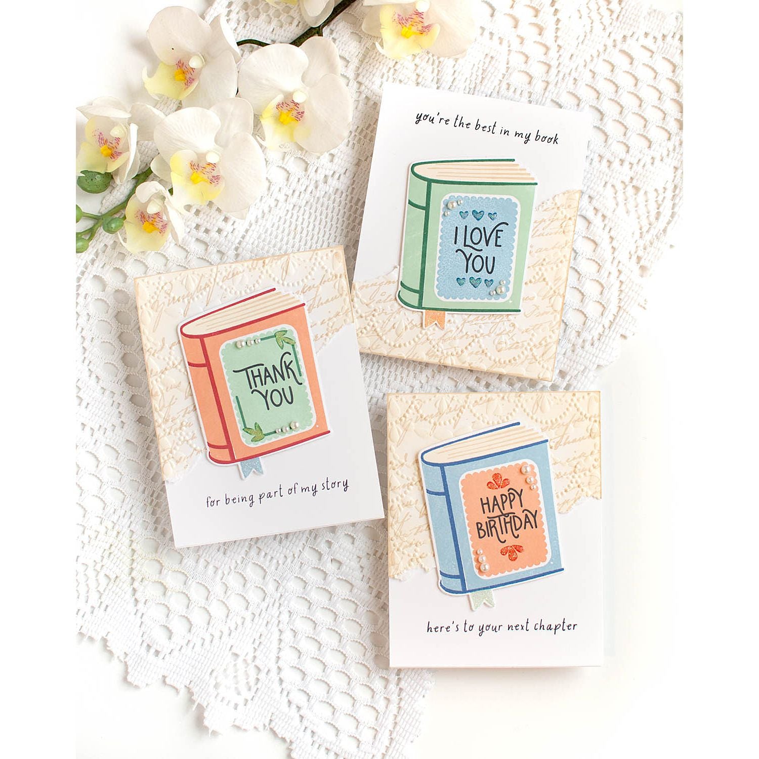 Simon Says Clear Stamps One for the Books 2161ssc Favorite Things Card Set | color-code:ALT08