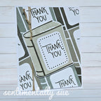 Simon Says Clear Stamps One for the Books 2161ssc Favorite Things Thanks Card