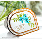 Simon Says Clear Stamps Orange Blossom Blessings 2225ssc Moments in Time Wedding Card