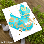 Simon Says Stamp Stencils Ornament Masks ssst221713 All The Joy Christmas Card