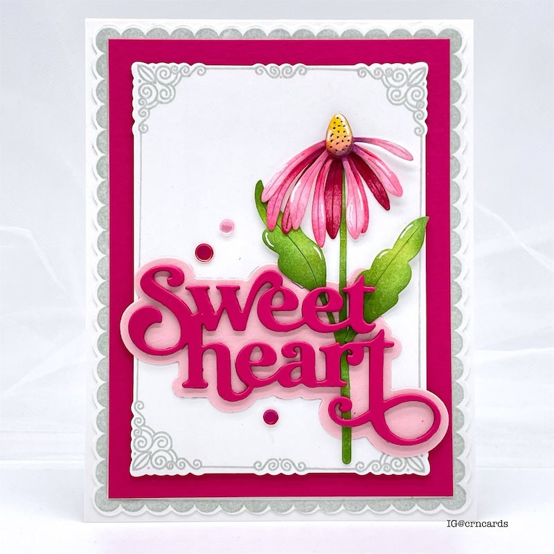 Simon Says Stamp Ornate Borders And Frames Wafer Dies 1020sdc Sweetheart Love Card