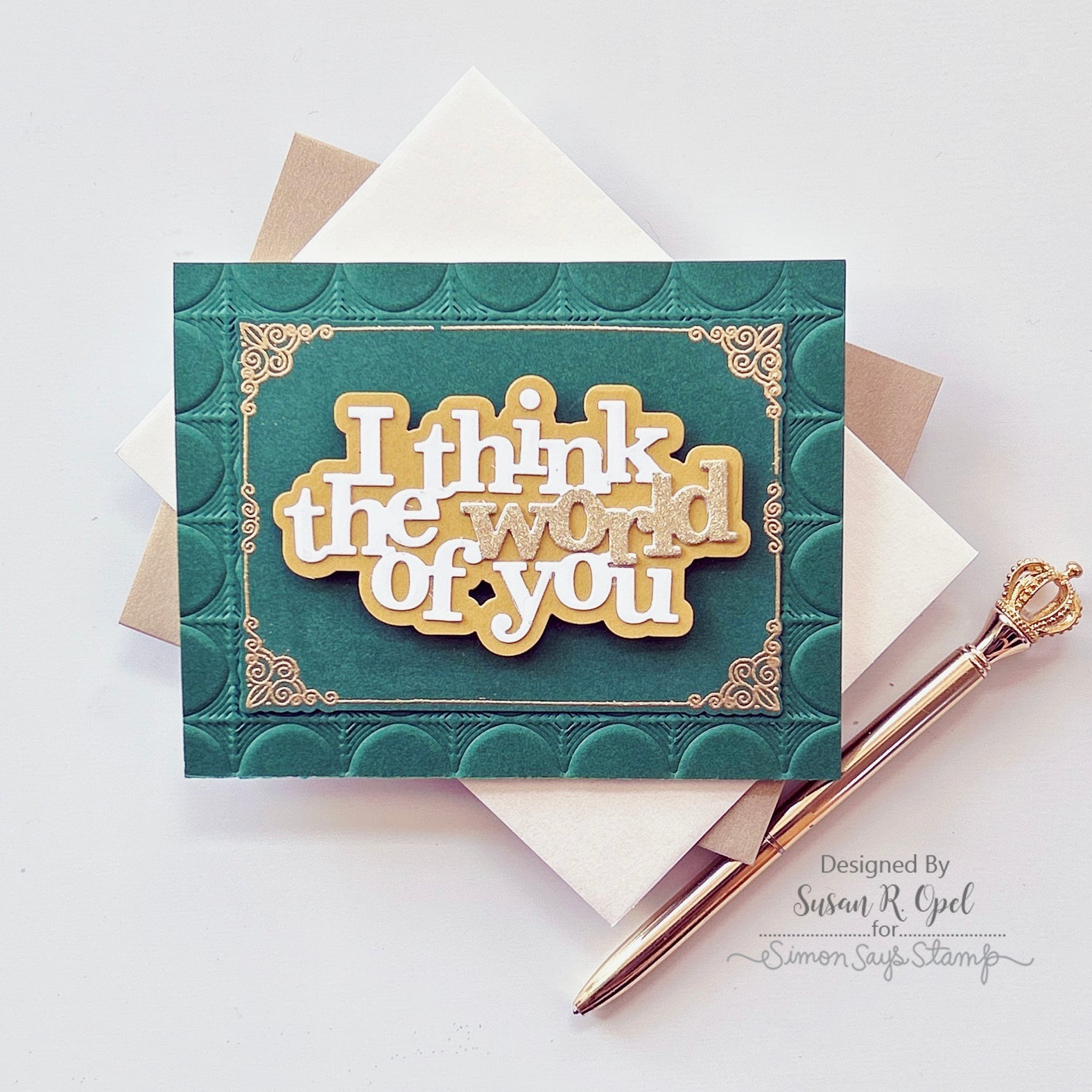 Simon Says Stamp Ornate Borders And Frames Wafer Dies 1020sdc Sweetheart Love Card