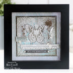 Tim Holtz Ornate Trims Stamps with Simon Says Stamp Dies Bundle setot25 Decorative Shadowbox