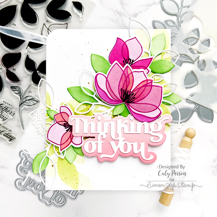 Simon Says Stamp Fancy Thinking Of You Wafer Dies sssd112900 Stamptember Thinking of You Card | color-code:ALT04