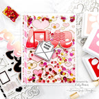 Simon Says Stamp Outline Hearts Stencils and Background Stamp set909oh Love Card 